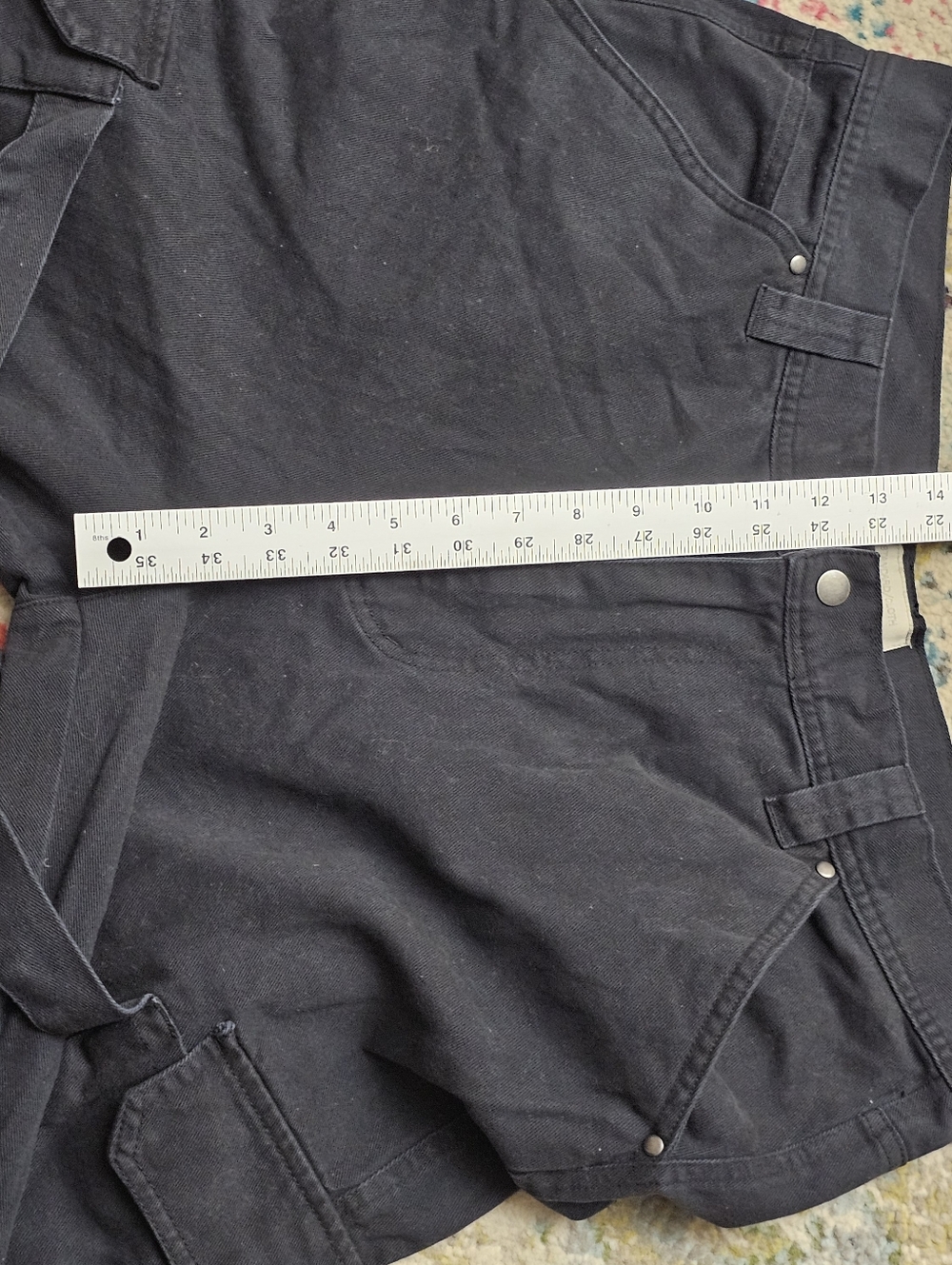 Urban Outfitters Standard Cloth Technical Cargo Pants Large 36x30 Thigh Straps - Picture 13 of 14